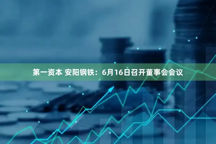 第一资本 安阳钢铁：6月16日召开董事会会议