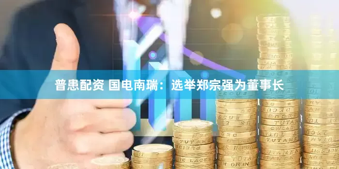 普患配资 国电南瑞：选举郑宗强为董事长