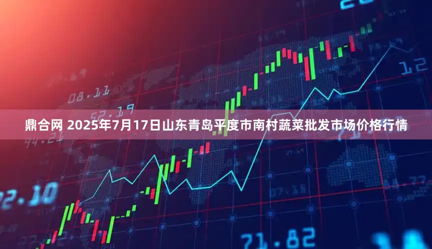 鼎合网 2025年7月17日山东青岛平度市南村蔬菜批发市场价格行情